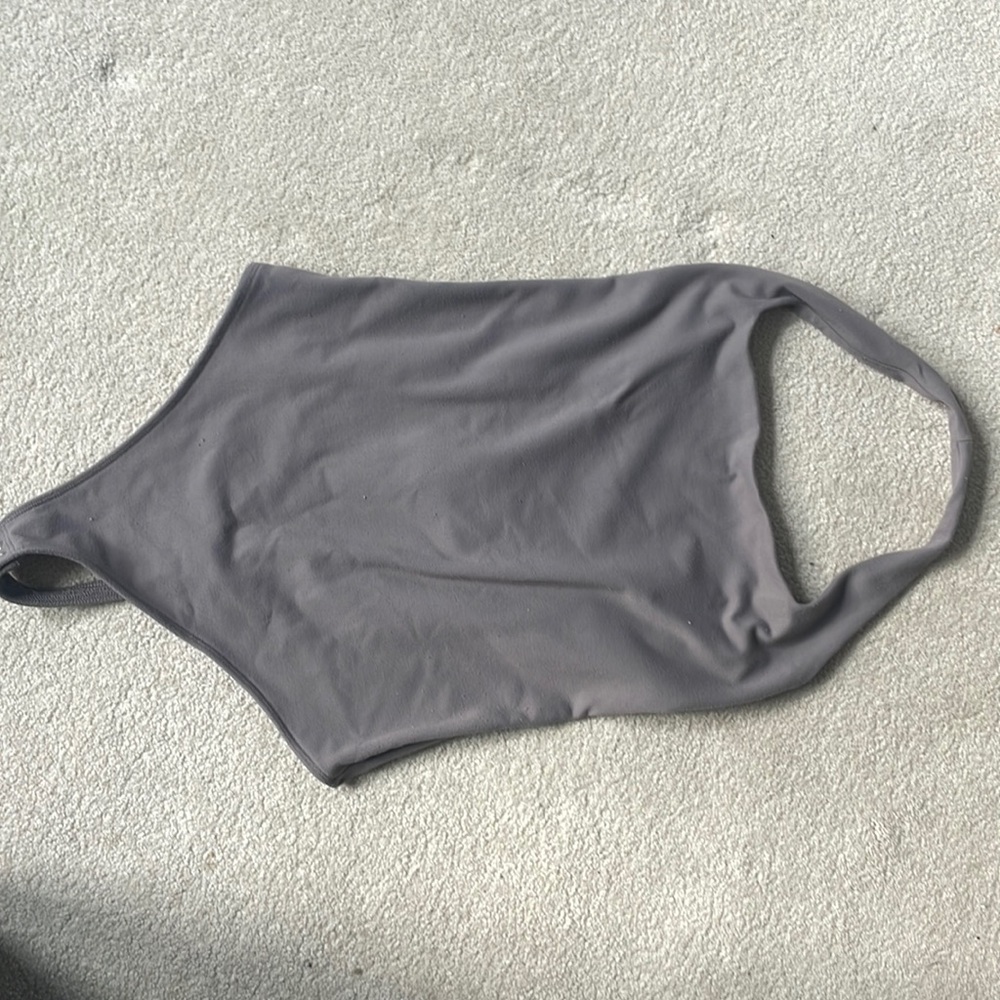 Abercrombie plum colored halter body suit
